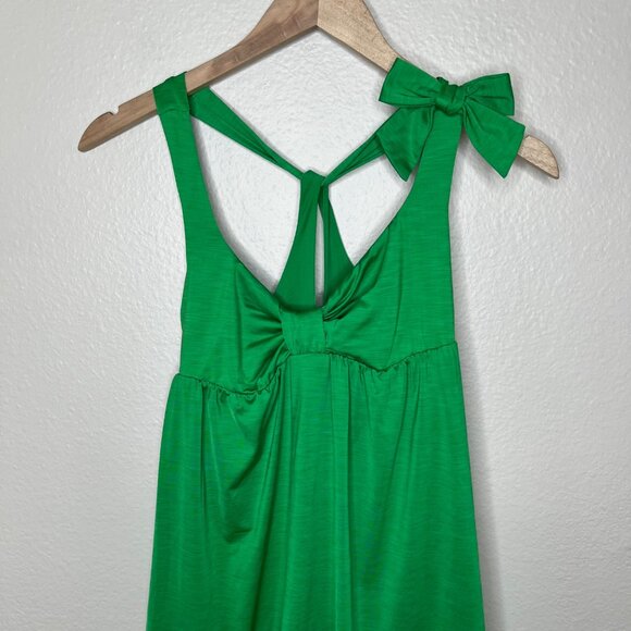 Betsey Johnson Swim Kelly Green Retro Swim Cover Dress M-L - Picture 3 of 9